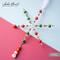 Crystal Lane DIY 7" Lampwork Designer Holiday Glass Bead Strand